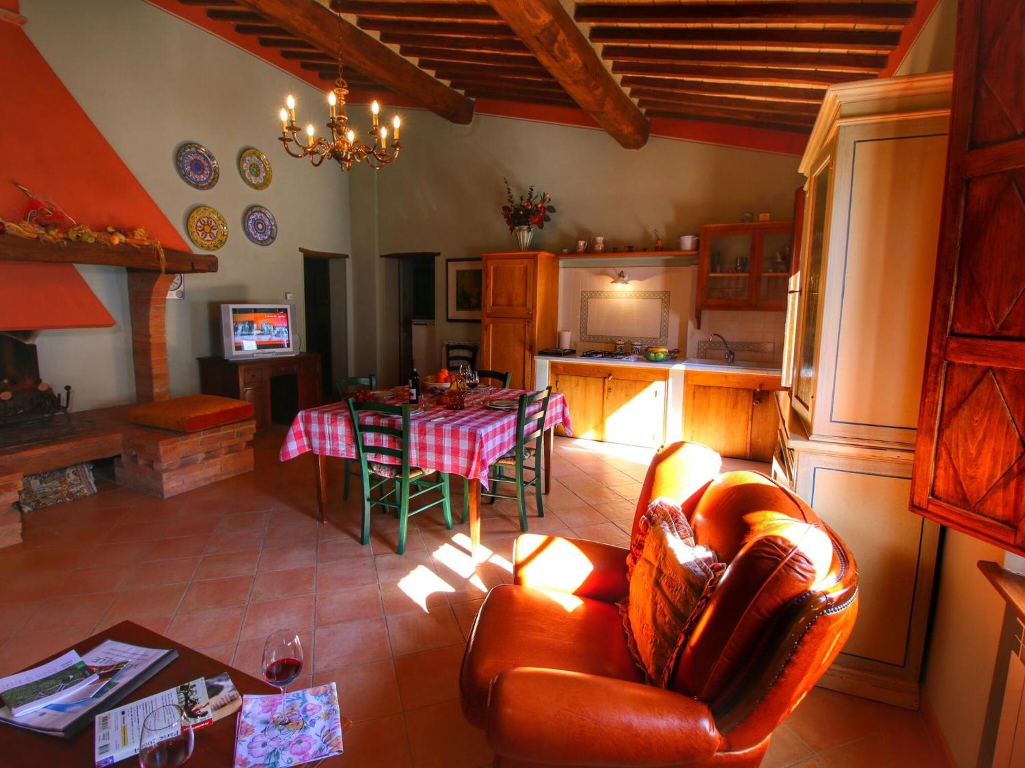 San Giovanni dʼAssoAttractive Farmhouse In Montalcino With Terrace别墅 外观 照片